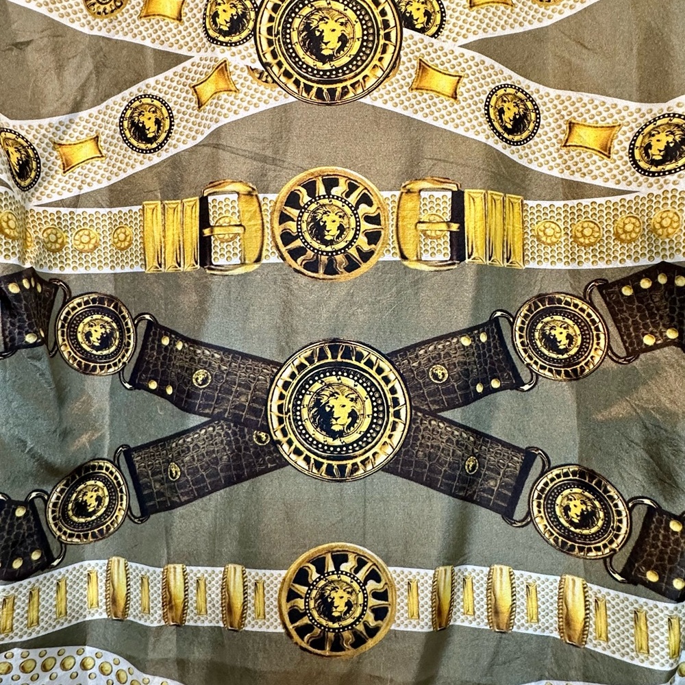 Authentic Versace Unisex Button Down Long Sleeve … - image 3